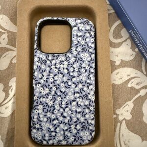 Casely Floral Blue Phone Case. iPhone 16 pro